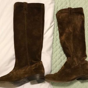 Frye Suede Riding Boots Tall
